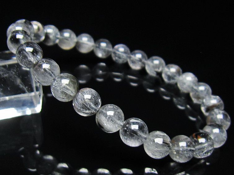 放射プラチナルチルブレスレット 7mm [t437-2292] 1枚目