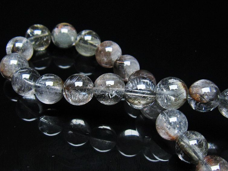 放射プラチナルチルブレスレット 8mm [t437-2302] 2枚目