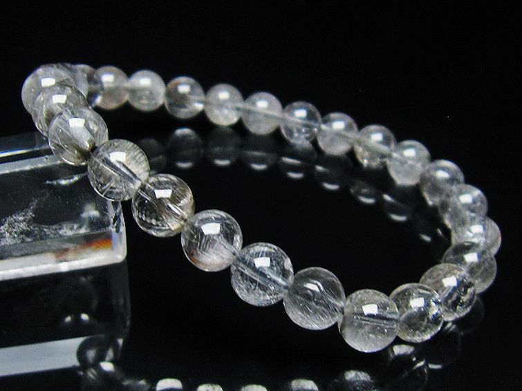 放射プラチナルチルブレスレット 7mm [t437-2303] 1枚目