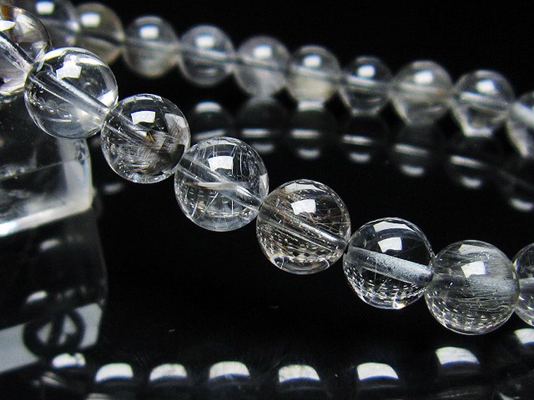 放射プラチナルチルブレスレット 8mm [t437-2312] 3枚目