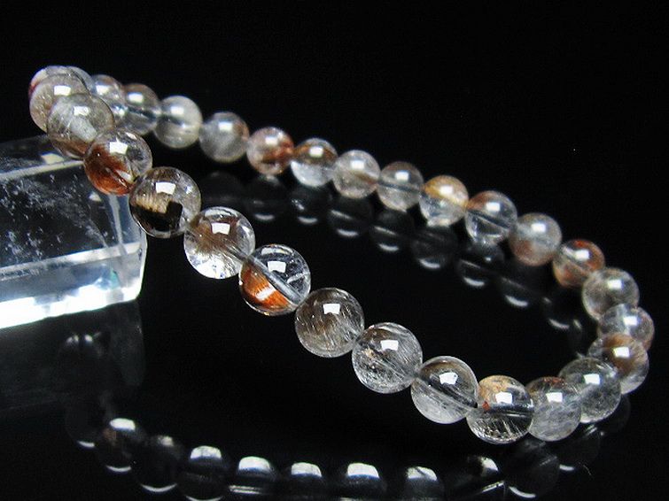 放射プラチナルチルブレスレット 7mm [t437-2319] 1枚目