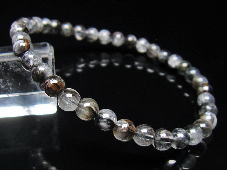 放射プラチナルチルブレスレット 5mm [t437-2340] 1枚目