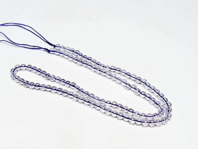 アメジスト一連 4mm ビーズ [t438-5491] 3枚目