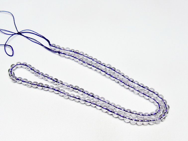 アメジスト一連 4mm ビーズ [t438-5502] 3枚目