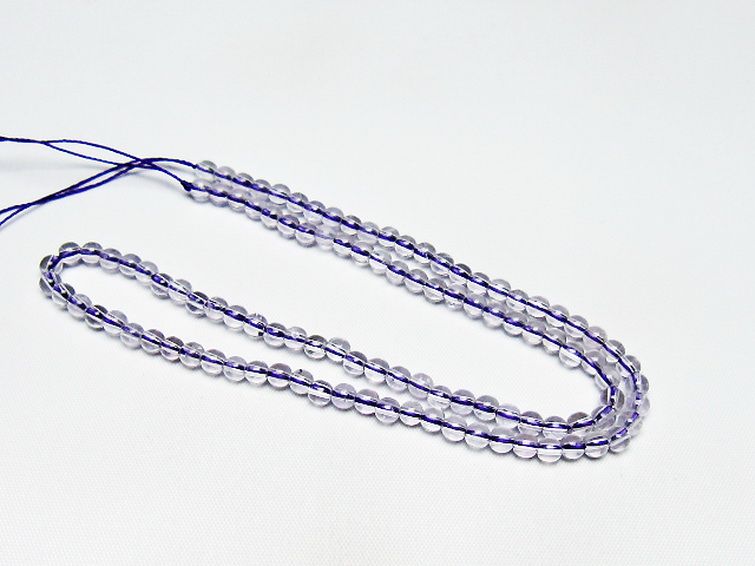アメジスト一連 4mm ビーズ [t438-5506] 3枚目