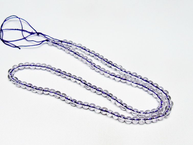 アメジスト一連 4mm ビーズ [t438-5517] 3枚目