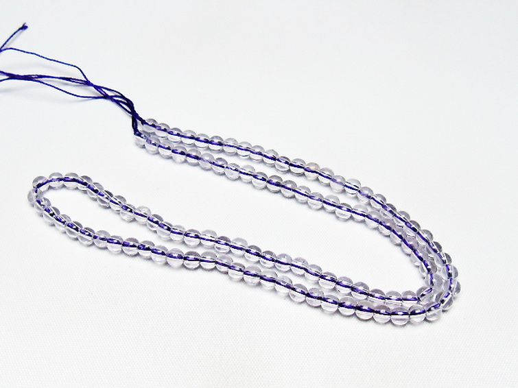アメジスト一連 4mm ビーズ [t438-5519] 3枚目