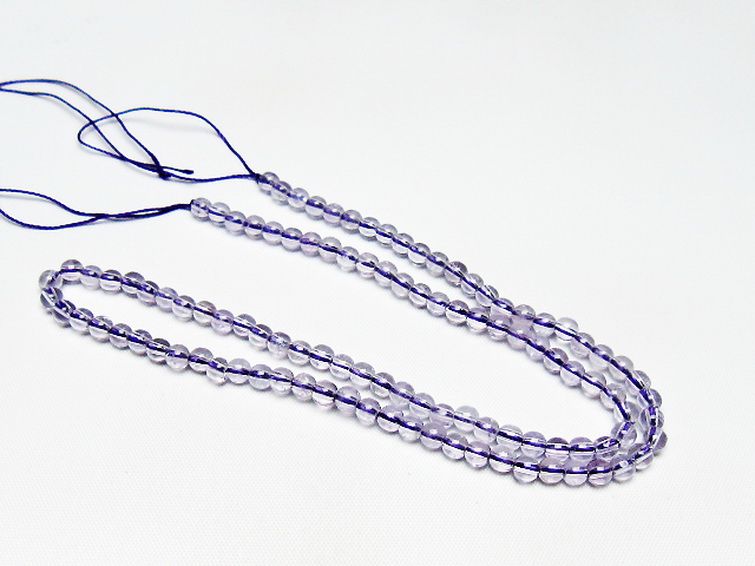 アメジスト一連 4mm ビーズ [t438-5520] 3枚目