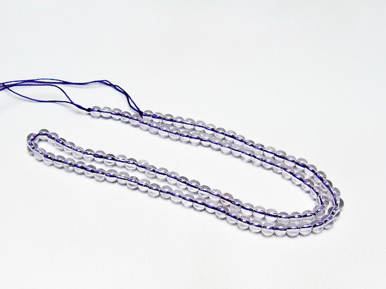アメジスト一連 4mm ビーズ [t438-5524] 3枚目