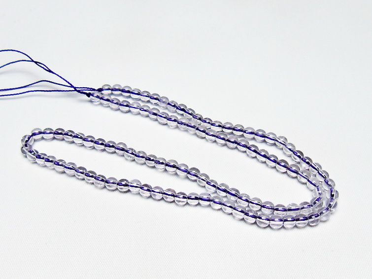 アメジスト一連 4mm ビーズ [t438-5543] 3枚目