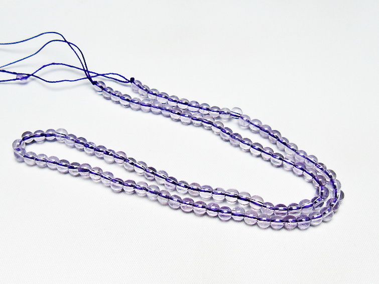 アメジスト一連 4mm ビーズ [t438-5546] 3枚目