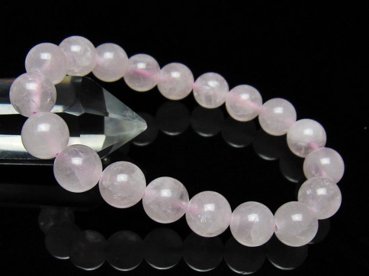 ローズクォーツブレスレット 10mm [t446-2731] 1枚目