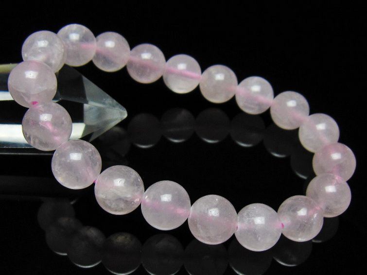 ローズクォーツブレスレット 10mm [t446-2740] 1枚目