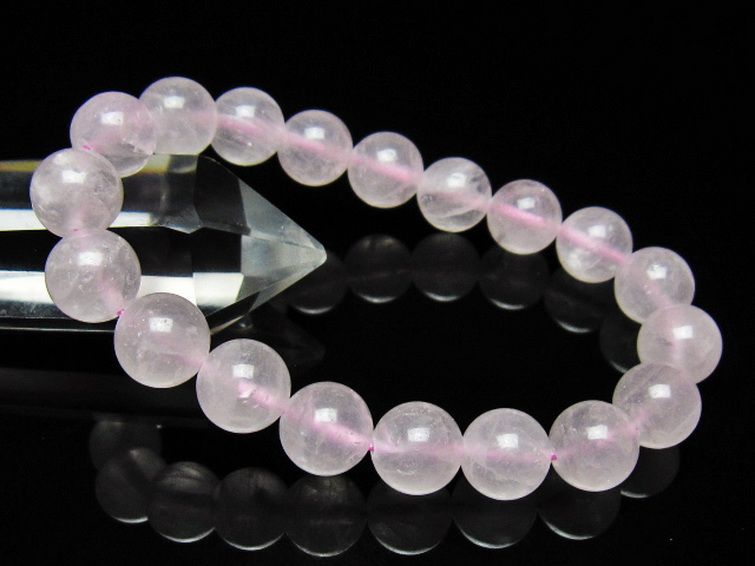 ローズクォーツブレスレット 10mm [t446-2757] 1枚目
