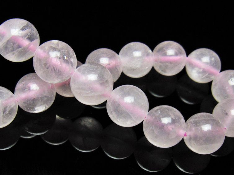 ローズクォーツブレスレット 10mm [t446-2757] 2枚目