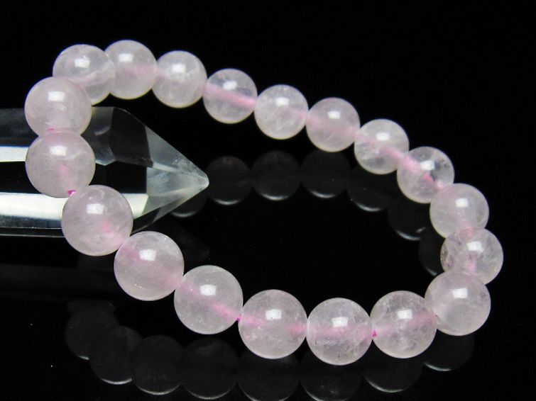 ローズクォーツブレスレット 10mm [t446-2777] 1枚目