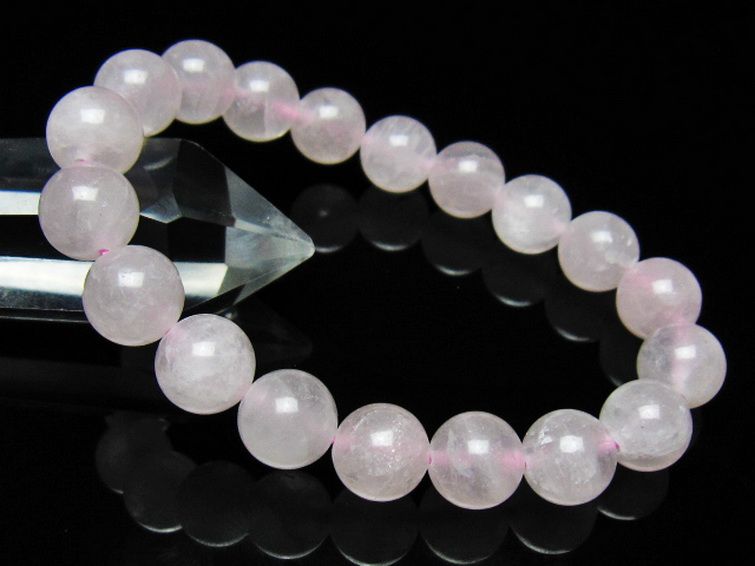 ローズクォーツブレスレット 10mm [t446-2784] 1枚目