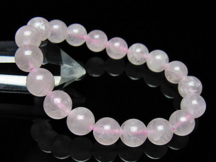 ローズクォーツブレスレット 10mm [t446-2795] 1枚目