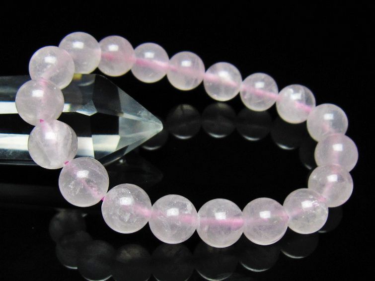 ローズクォーツブレスレット 10mm [t446-2803] 1枚目
