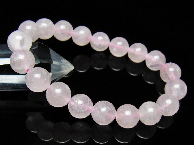 ローズクォーツブレスレット 10mm [t446-2837] 1枚目