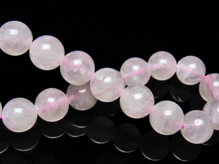 ローズクォーツブレスレット 10mm [t446-2837] 2枚目