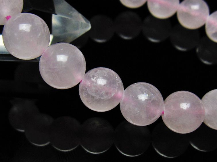 ローズクォーツブレスレット 10mm [t446-2837] 3枚目