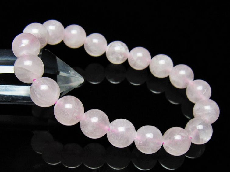 ローズクォーツブレスレット 10mm [t446-2841] 1枚目
