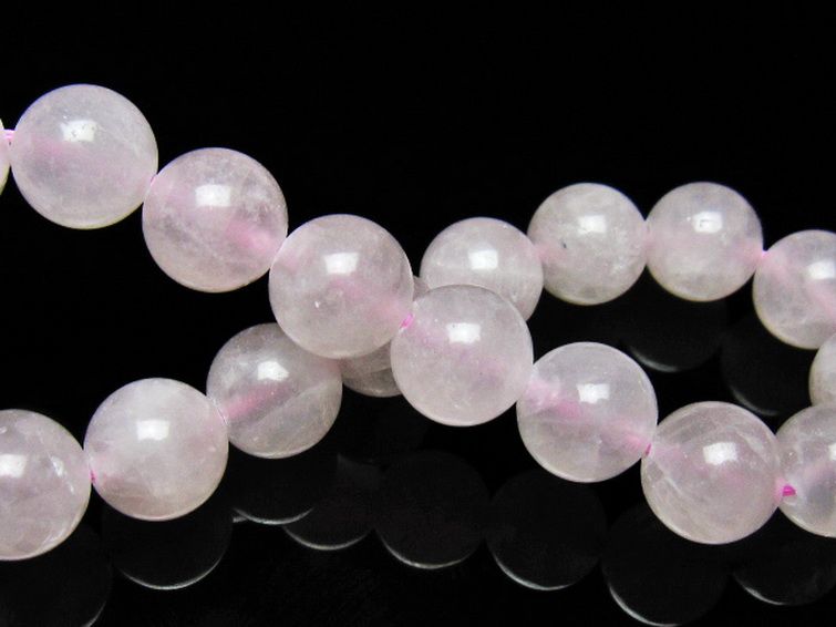 ローズクォーツブレスレット 10mm [t446-2841] 2枚目
