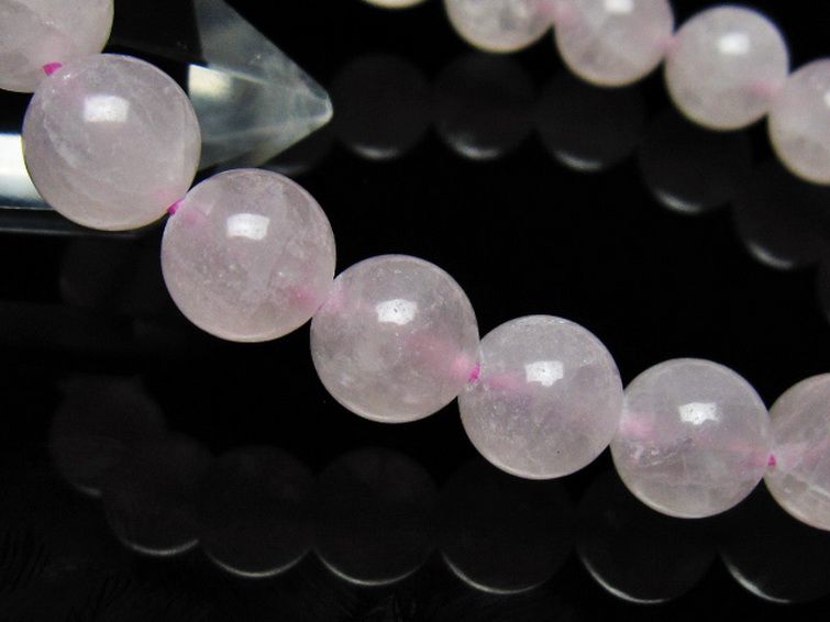 ローズクォーツブレスレット 10mm [t446-2841] 3枚目