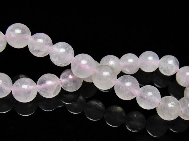 ローズクォーツブレスレット 9mm [t446-2887] 2枚目