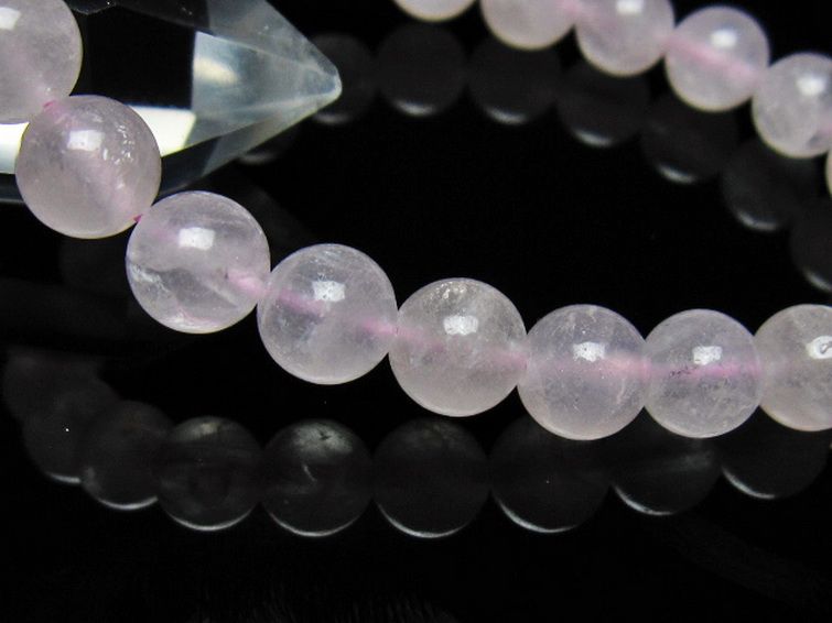 ローズクォーツブレスレット 9mm [t446-2887] 3枚目