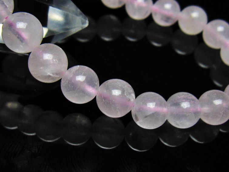 ローズクォーツブレスレット 9mm [t446-2907] 3枚目