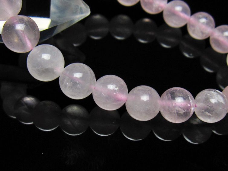 ローズクォーツブレスレット 9mm [t446-2916] 3枚目