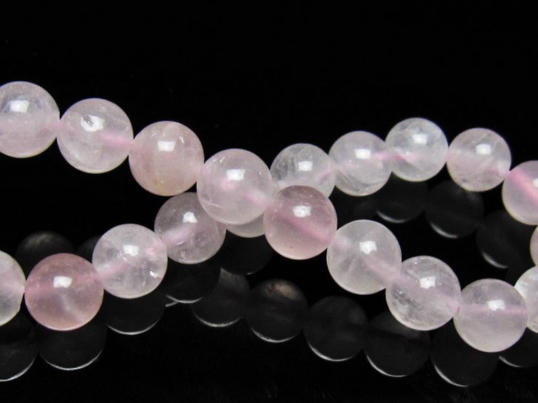 ローズクォーツブレスレット 9mm [t446-2934] 2枚目