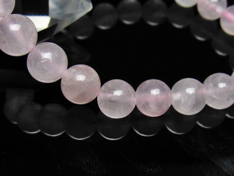 ローズクォーツブレスレット 9mm [t446-2934] 3枚目