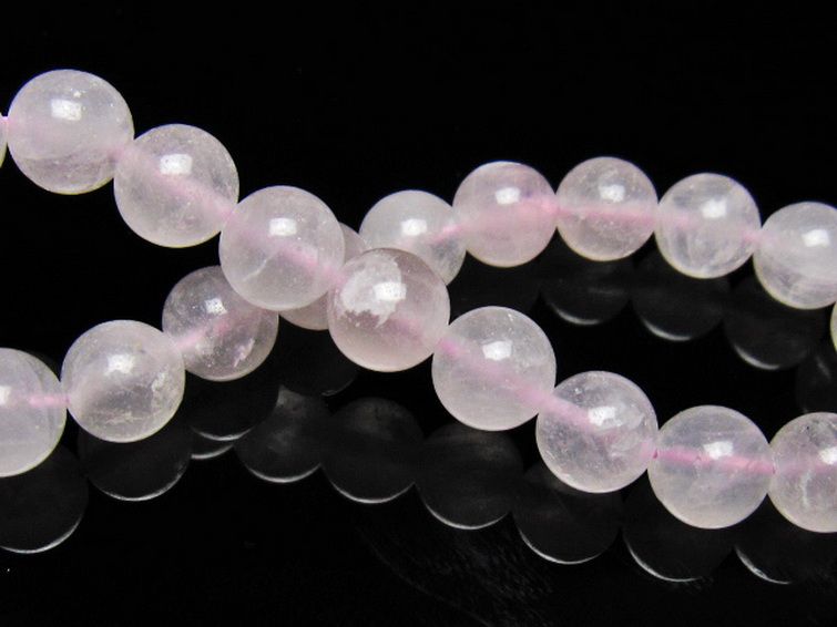 ローズクォーツブレスレット 9mm [t446-2935] 2枚目