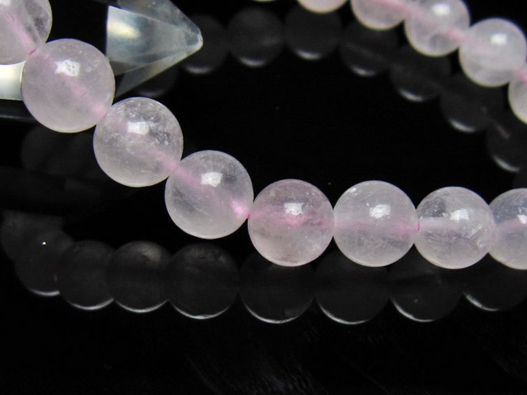 ローズクォーツブレスレット 9mm [t446-2935] 3枚目