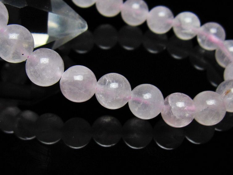 ローズクォーツブレスレット 9mm [t446-2939] 3枚目