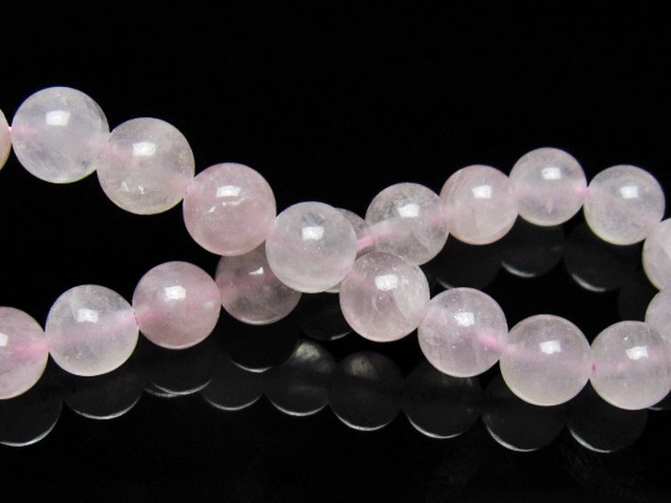 ローズクォーツブレスレット 9mm [t446-2942] 2枚目