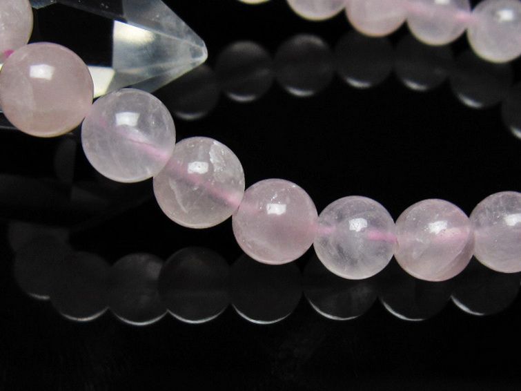 ローズクォーツブレスレット 9mm [t446-2942] 3枚目