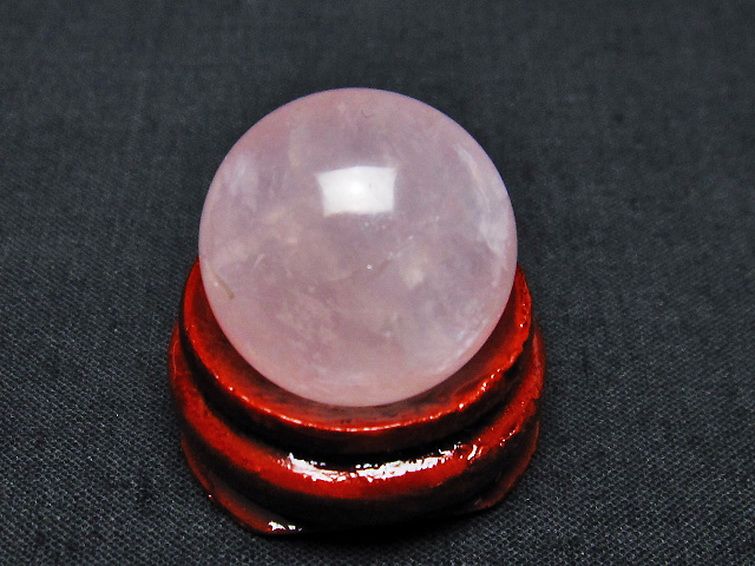ローズクォーツ丸玉 20mm [T451-9567] 1枚目