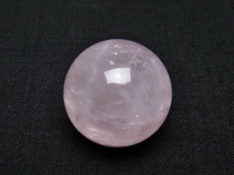 ローズクォーツ丸玉 20mm [T451-9819] 2枚目