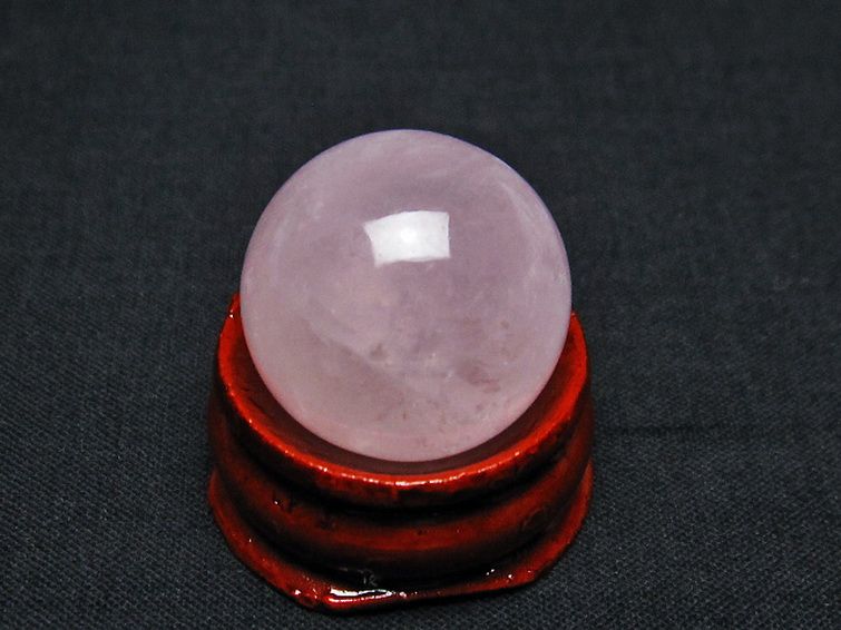 ローズクォーツ丸玉 20mm [T451-9828] 1枚目