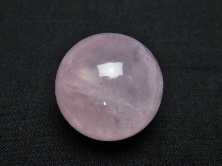 ローズクォーツ丸玉 20mm [T451-9828] 2枚目