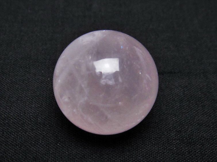 ローズクォーツ丸玉 20mm [T451-9834] 2枚目