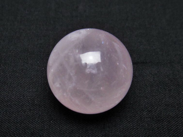ローズクォーツ丸玉 20mm [T451-9834] 3枚目