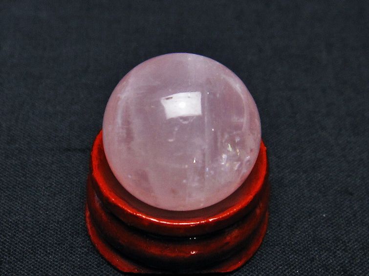 ローズクォーツ丸玉 20mm [T451-9842] 1枚目