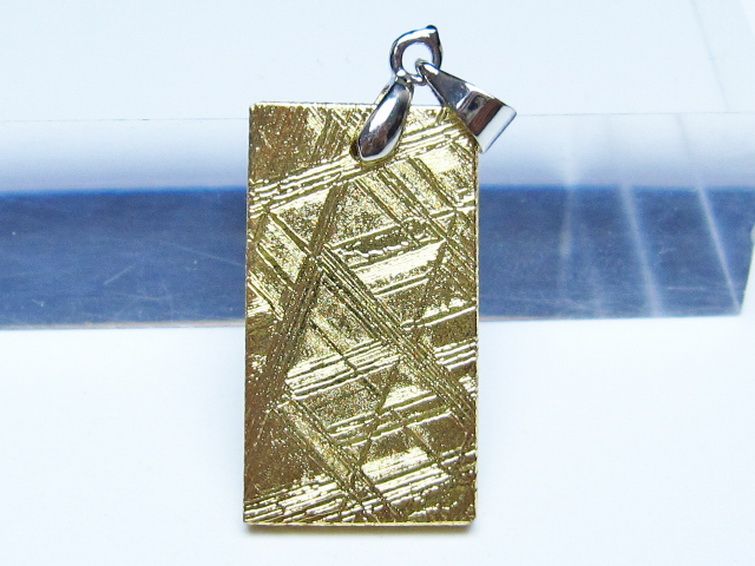 ゴールドギベオン（メテオライト）ペンダント [t452-3686] 1枚目