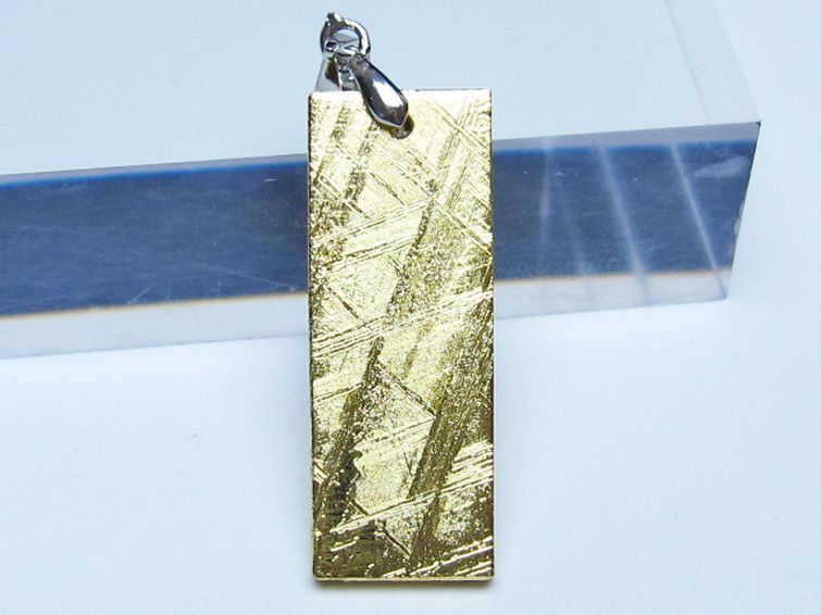 ゴールドギベオン（メテオライト）ペンダント [t452-3696] 1枚目