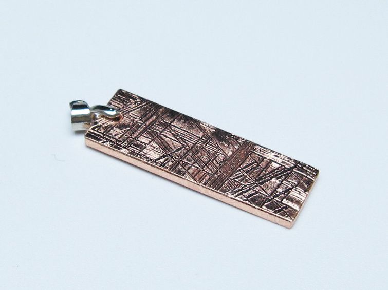 ピンクゴールドギベオン（メテオライト）ペンダント [t452-3719] 3枚目